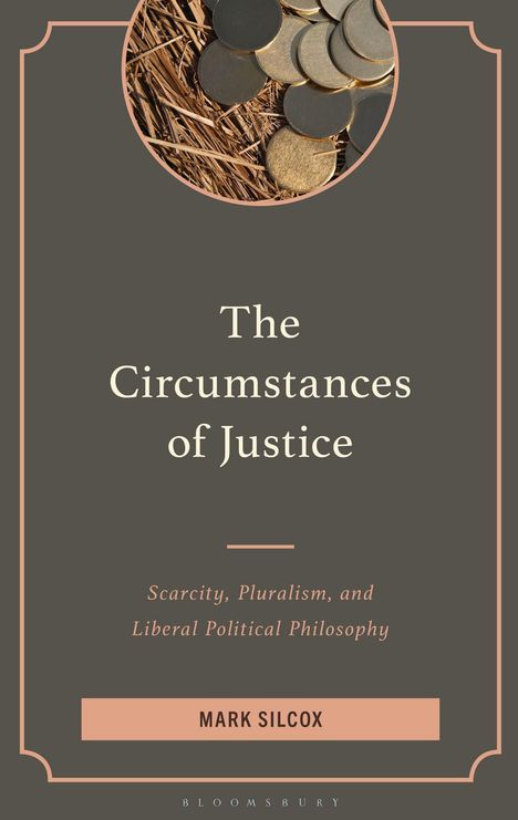 "The Circumstances of Justice" von Mark Silcox. Oben runde Metallobjekte auf braunem Untergrund.