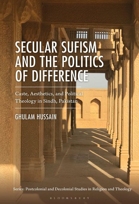 Titel: Secular Sufism and the Politics of Difference. Hintergrund: Sandsteinstruktur mit Bögen.