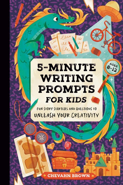 Chevahn Brown: 5-Minute Writing Prompts for Kids, Buch