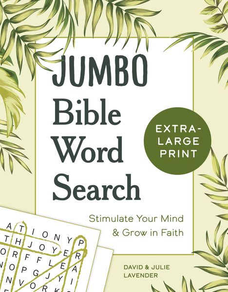 David Lavender: Jumbo Bible Word Search, Buch