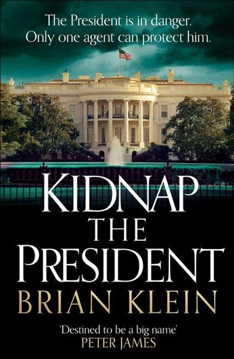 Oben steht „The President is in danger. Only one agent can protect him.“ Unten ist das Weiße Haus zu sehen.