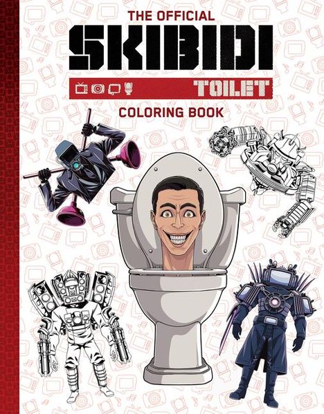 Scholastic: Official Skibidi Coloring Book, Buch