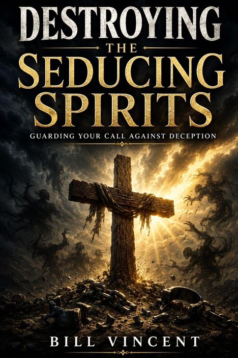 „Destroying the Seducing Spirits: Guarding Your Call Against Deception“ von Bill Vincent. Ein Kreuz im Licht.