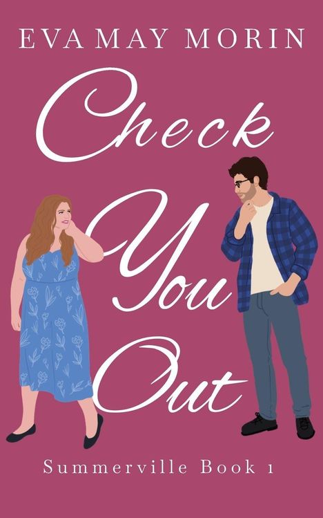 Eva May Morin: Check You Out. Summerville Book 1. Zwei Personen in einer Bibliothek.