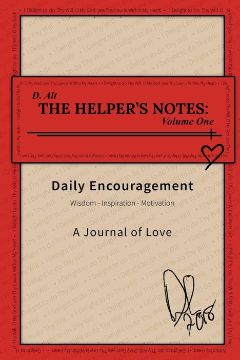 D. Alt: The Helper's Notes, Buch