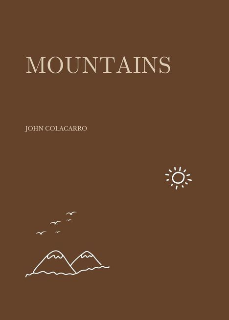 John Colacarro: mountains, Buch