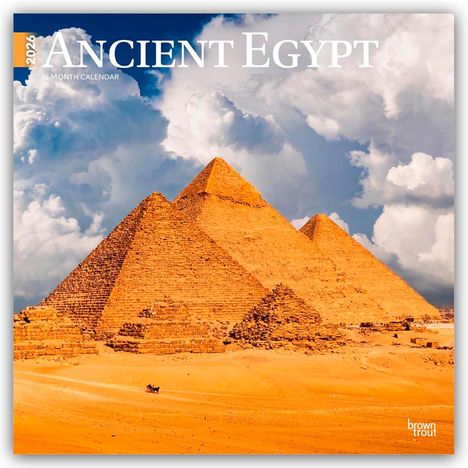 Browntrout Publishers: Ancient Egypt - Altes Ägypten 2026 - 16-Monatskalender, Kalender