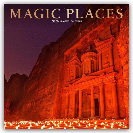 Browntrout Publishers: Magic Places - Magische Plätze 2026 - 16-Monatskalender, Kalender