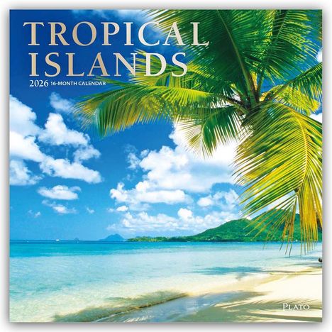 Browntrout Publishers: Tropical Islands - Tropische Inseln 2026 - 16-Monatskalender, Kalender