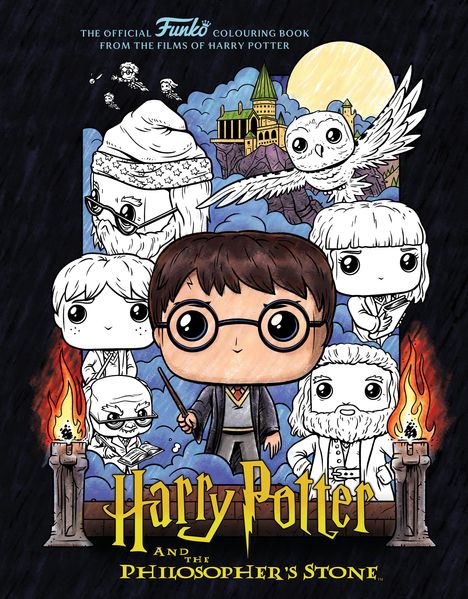 Insight Editions: Funko Pop! Harry Potter Philosopher's Stone Colouring Book, Buch