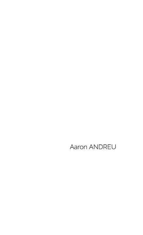 Aaron Andreu: Glitches, Buch