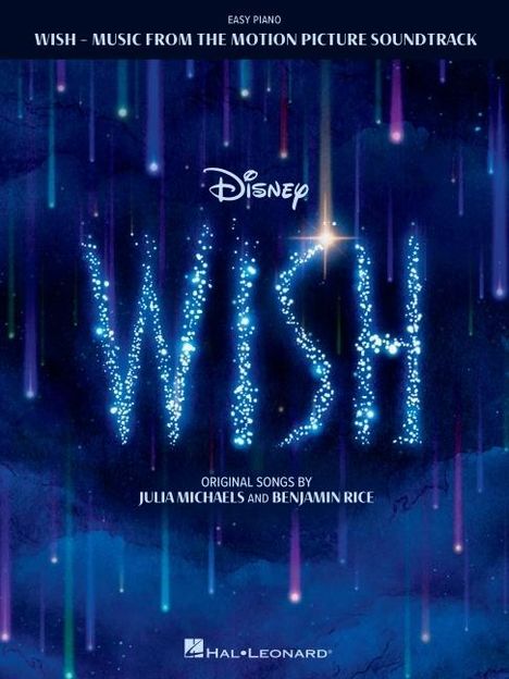 Wish: Souvenir Songboook from the Motion Picture Soundtrack with Color Illustrations and Seven Songs Arranged for Easy Piano, Buch