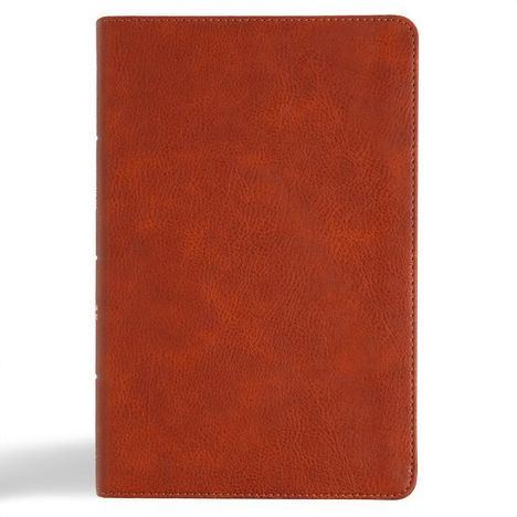 Csb Bibles By Holman: CSB Large Print Personal Size Reference Bible, Digital Study Edition, Burnt Sienna Leathertouch, Indexed, Buch