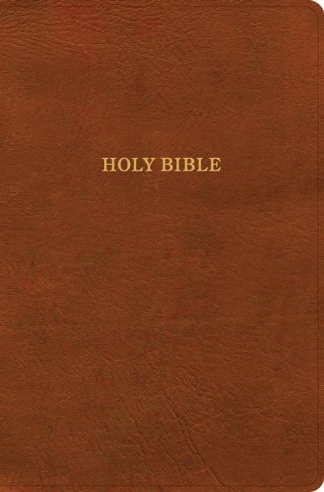 Holman Bible Publishers: KJV Giant Print Reference Bible, Burnt Sienna Leathertouch, Buch