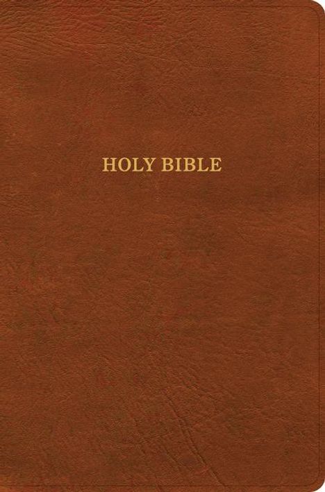 Holman Bible Publishers: KJV Giant Print Reference Bible, Burnt Sienna Leathertouch, Indexed, Buch