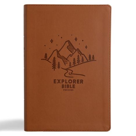 Holman Bible Publishers: KJV Explorer Bible for Kids, Brown Leathertouch: Placing God's Word in the Middle of God's World, Buch