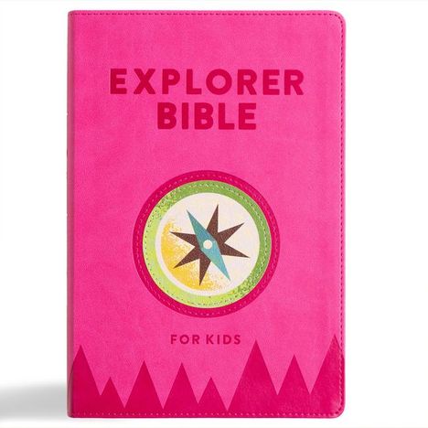 Holman Bible Publishers: KJV Explorer Bible for Kids, Bubble Gum Leathertouch: Placing God's Word in the Middle of God's World, Buch