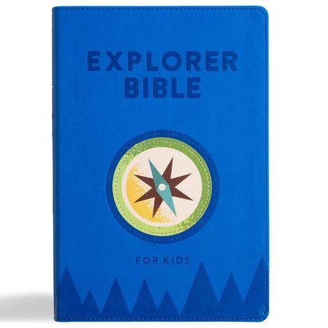 Holman Bible Publishers: KJV Explorer Bible for Kids, Royal Blue Leathertouch, Indexed: Placing God's Word in the Middle of God's World, Buch