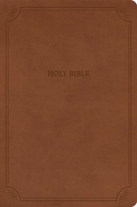 Holman Bible Publishers: NASB Large Print Thinline Bible, Value Edition, Brown Leathertouch, Buch