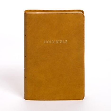 Holman Bible Publishers: KJV Personal Size Giant Print Bible, Camel Suedesoft Leathertouch, Indexed, Buch