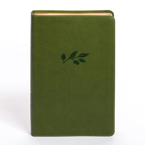 Holman Bible Publishers: KJV Personal Size Giant Print Bible, Olive Leathertouch, Indexed, Buch