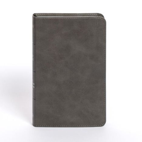 Holman Bible Publishers: NASB Personal Size Bible, Charcoal Leathertouch, Buch