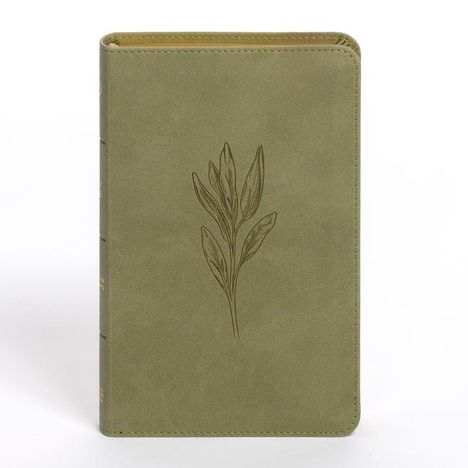 Csb Bibles By Holman: CSB Personal Size Bible, Sage Suedesoft Leathertouch, Buch