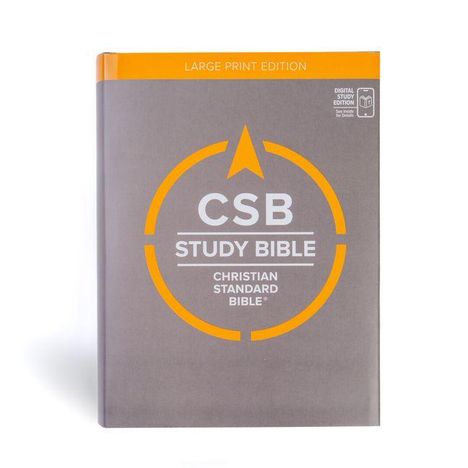 Csb Bibles By Holman: CSB Study Bible, Large Print, Digital Study Edition, Hardcover, Buch