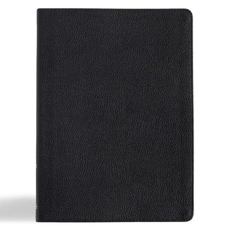 Csb Bibles By Holman: CSB Connecting Scripture New Testament, Black Genuine Leather, Buch