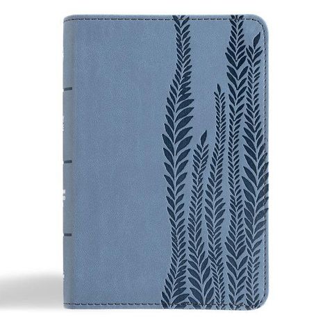 Csb Bibles By Holman: CSB Large Print Compact Reference Bible, Digital Study Edition, Slate Leathertouch, Buch