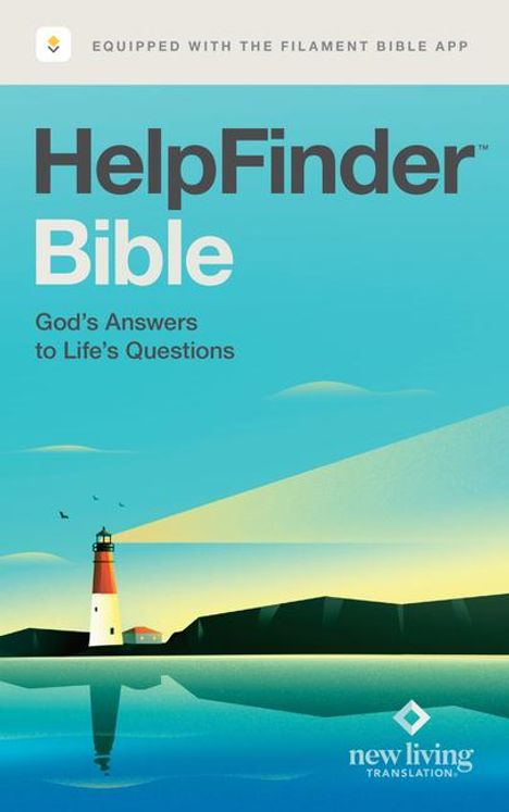 New Living Translation: Helpfinder Bible Nlt, Filament Enabled (Softcover, Red Letter), Buch
