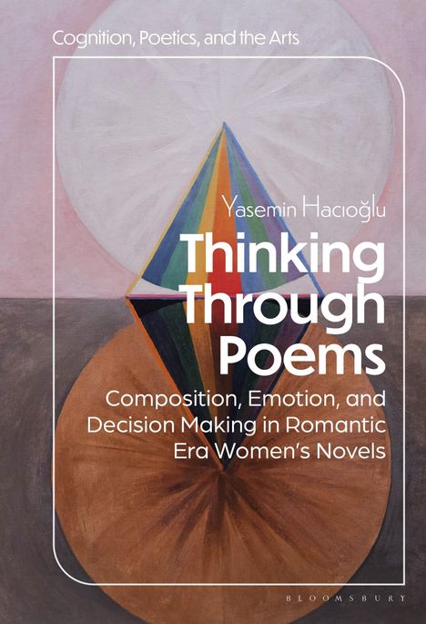 "Cognition, Poetics, and the Arts. Yasemin Hacıoğlu: Thinking Through Poems. Bunte geometrische Formen auf abstraktem Hintergrund."