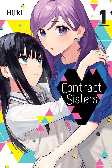 "Contract Sisters" ist eine Illustration mit zwei Frauen; eine mit lila und die andere mit schwarzen Haaren.