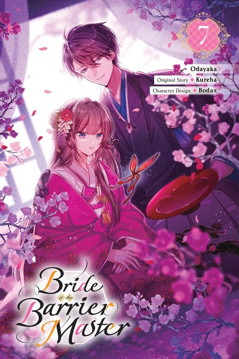 "Bride of the Barrier Master", Band 7, Original Story: Kureha, Charakterdesign: Bodax. Romantische Anime-Illustration.