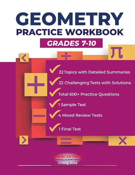 American Math Academy: Geometry Practice Workbook, Buch