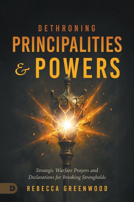 "Dethroning Principalities & Powers" von Rebecca Greenwood. Antikes Gefäß explodiert mit Lichtstrahlen.