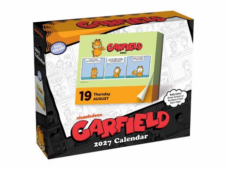 "Garfield 2027 Calendar", Donnerstag, 24. Juni, Daily Extra!, Full Color! Illustration mit Comic-Strips.