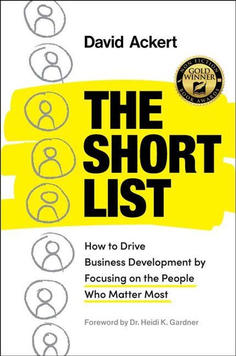 David Ackert: The Short List, Buch