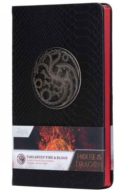 Insights: House of the Dragon: Targaryen Fire &amp; Blood Hardcover Journal, Buch