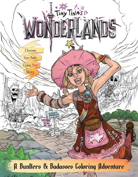 Jordan Alsaqa: Tiny Tina's Wonderlands: A Bunkers &amp; Badasses Coloring Adventure, Buch