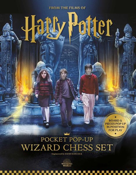 Insight Editions: Harry Potter: The Pocket Pop-Up Wizard Chess Set, Buch