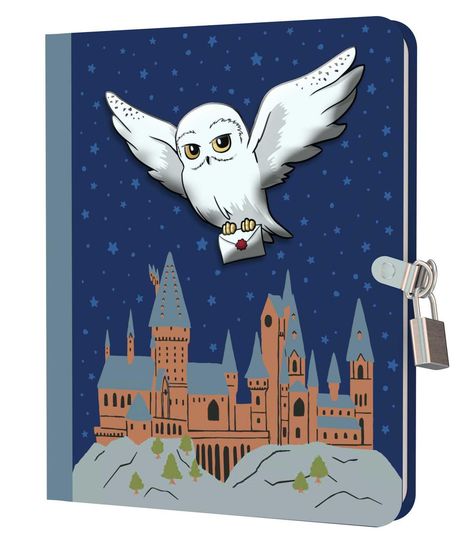 Insight Editions: Harry Potter: Hedwig Squishy Lock &amp; Key Diary, Buch