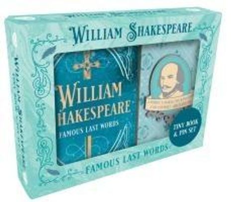 Insight Editions: William Shakespeare Tiny Book and Pin Set, Buch