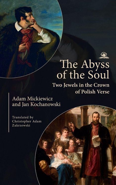"The Abyss of the Soul" mit Porträts von Adam Mickiewicz und Jan Kochanowski. Eine Illustration mit historischen Figuren.