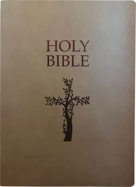 Whitaker House: KJV Holy Bible, Cross Design, Large Print, Coffee Ultrasoft, Buch