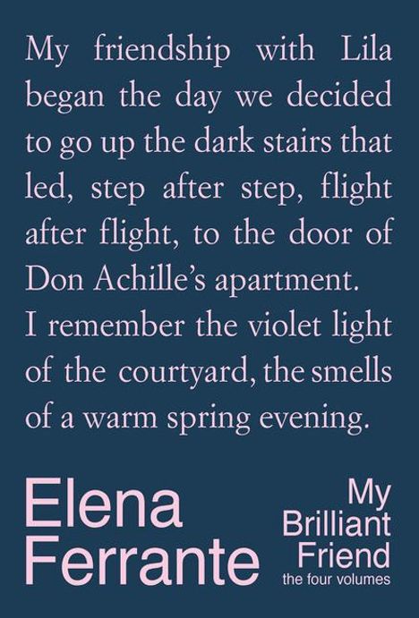 Elena Ferrante: My Brilliant Friend Deluxe Edition: The Four Volumes, Buch