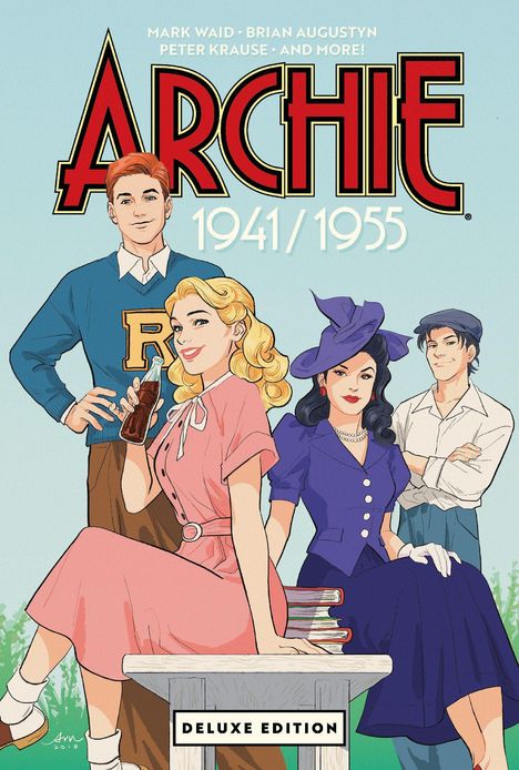 „ARCHIE 1941/1955“, darunter „DELUXE EDITION“. Vier Menschen in Retro-Kleidung, zwei Frauen und zwei Männer.