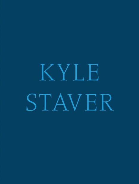 Kyle Staver, Buch