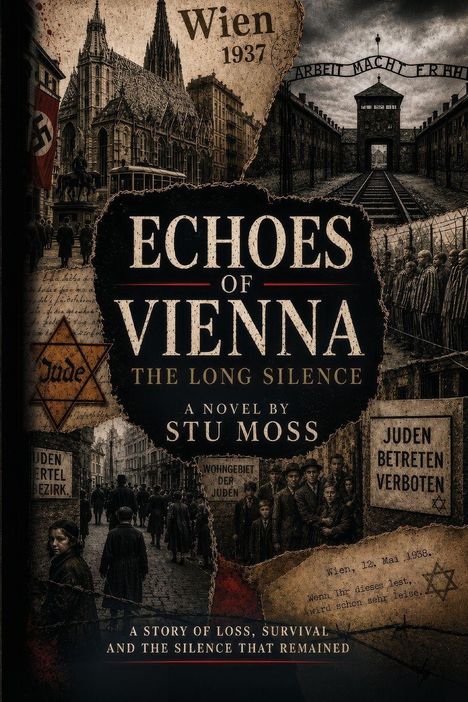 "Echoes of Vienna: The Long Silence" von Stu Moss. Wien 1937, "Jude", "Wohngebiet der Juden", "Juden betreten verboten".