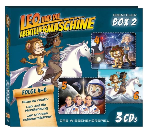 Leo & die Abenteuermaschine Box 2 (Folge 4-6) (3 CDs)
